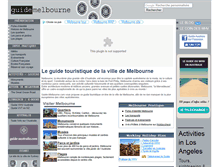 Tablet Screenshot of guide-melbourne.com